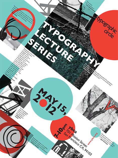 Poster promoting a lecture by Typographic Circle